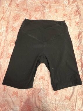 Victoria's Secret PINK High-Rise Black Bike Shorts Size M